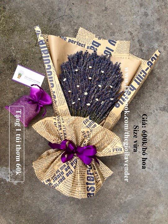 tại sao hoa lavender khô được dùng làm quà tặng