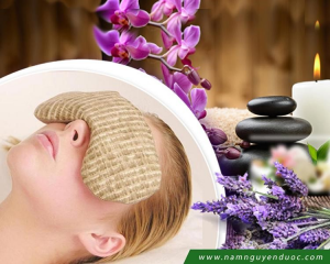 gối đắp mắt lavender